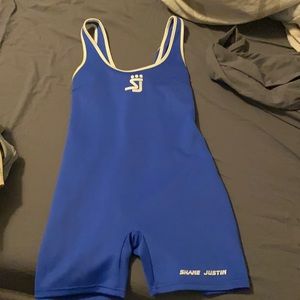 Shane Justin blue romper